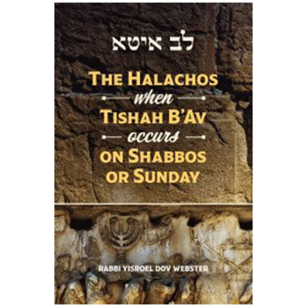 TISHA B'AV OCCURS ON SHABBOS OR SUNDAY