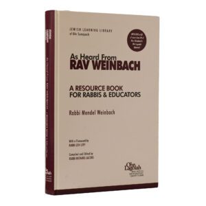 AS HEARD R WEINBACH