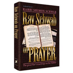 RAV SCHWAB ON PRAYER